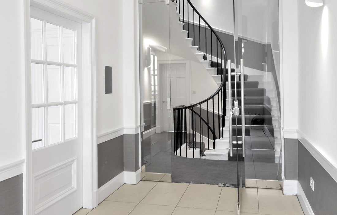 The staircase at 112 George Street