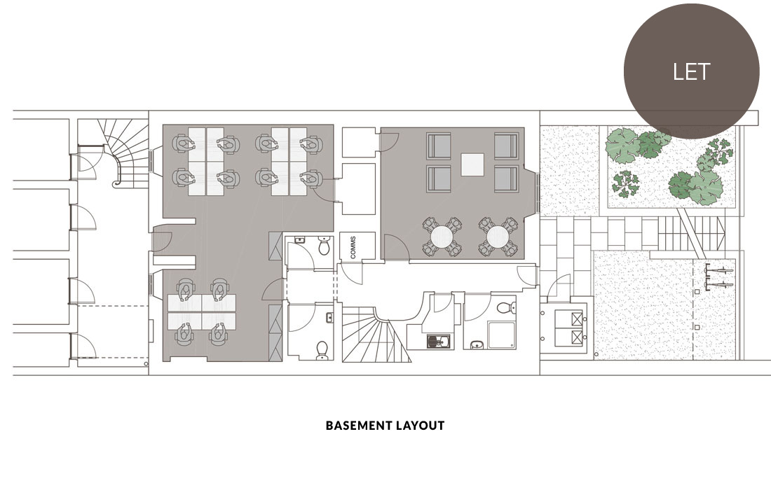Floorplan room 5 at 112 George Street