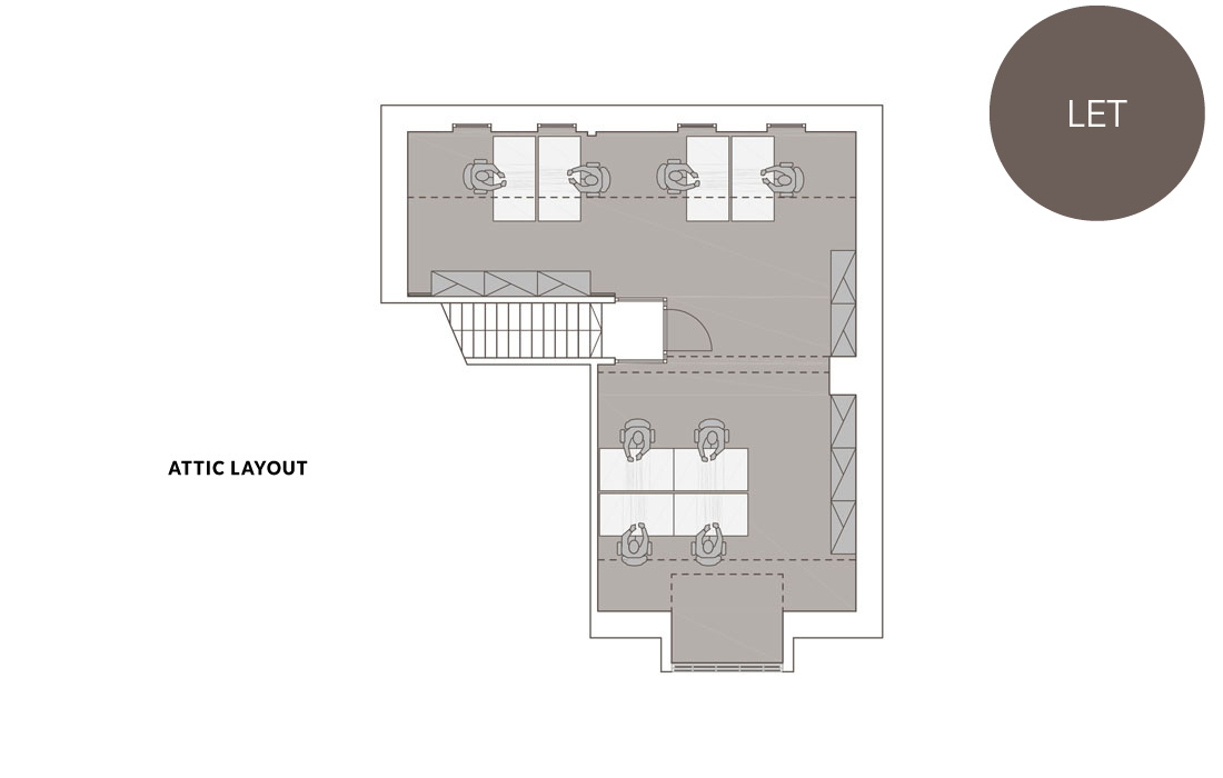 Floorplan room 1 at 112 George Street