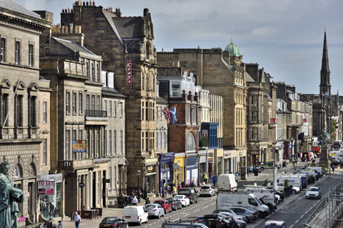 Edinborough main town street